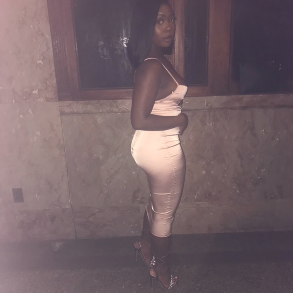 Satin dress